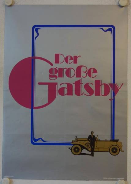 The Great Gatsby original release german movie poster set